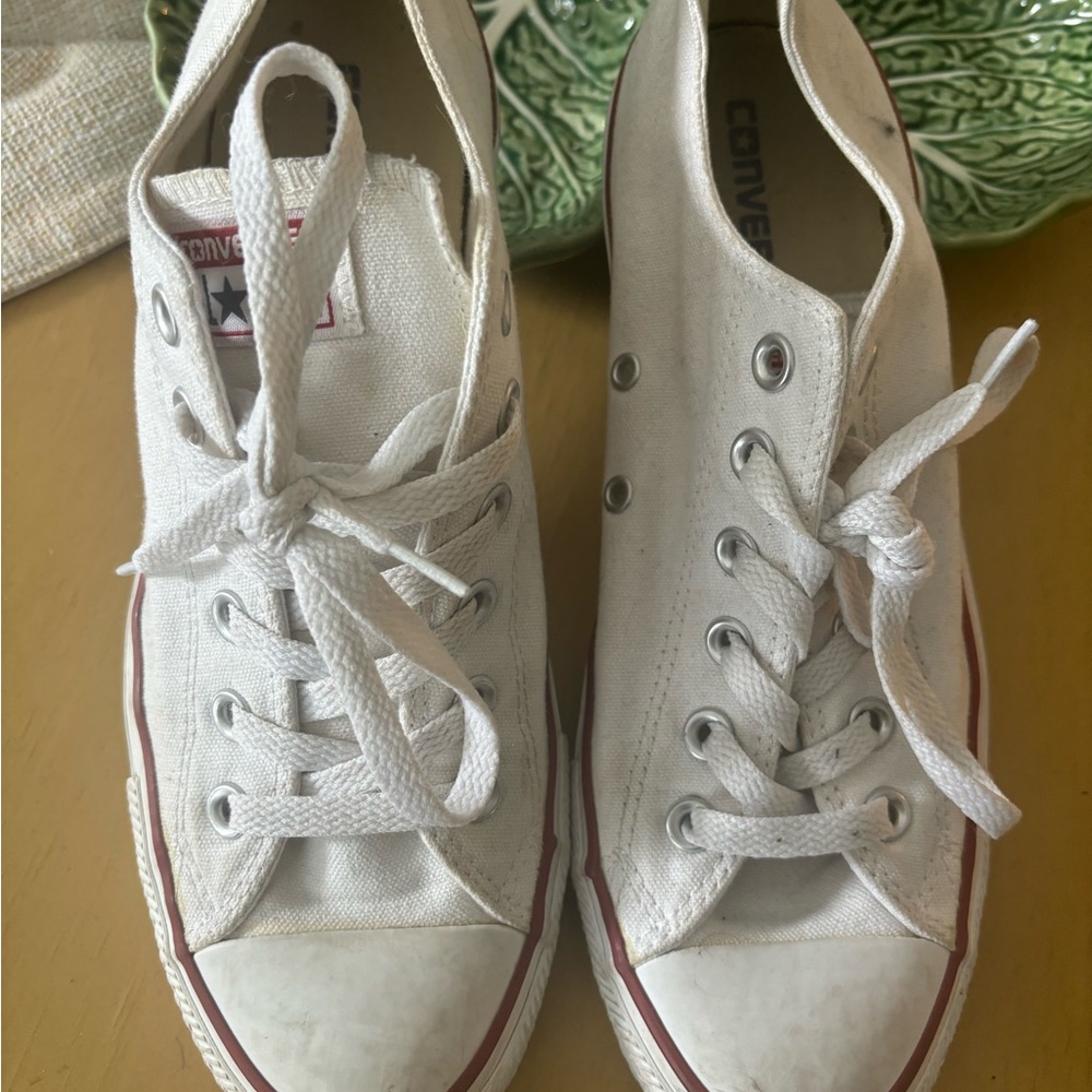 Converse Off-White Canvas All Star Sneakers